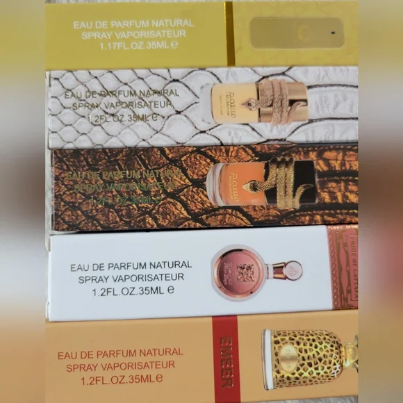 NWT Dubai Inspired Luxury Unisex EDP Travel Size 35ml Bundle (5pc) - Picture 3 of 10